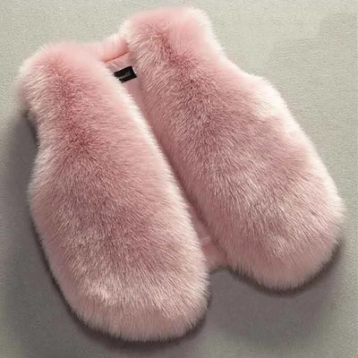 Sügis ja talv Lapsed Tüdrukud Kunstkarusnahast Vest Mood Paks Soe Vest Laste Pealisrõivad Tüdrukute mantlid Jope Riided