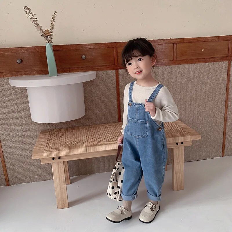 MILANCEL Ανοιξιάτικες παιδικές φόρμες Solid casual τζιν χαριτωμένα παντελόνια ρούχα