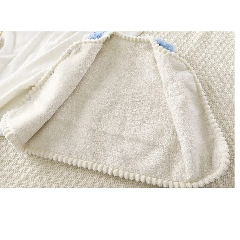 Tüdruk Poiss 2-8A Laste Vest Kardigan Unisex Vestid Vestid Beebi Flanell Paksendatud Koduriided Väikelapse tüdrukud Talveriided