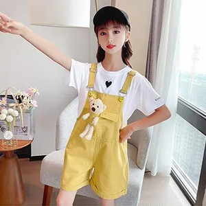 Τζιν τζιν για κοριτσάκια 3-10 ετών Cute Bear φόρμες για κούκλα Νέα μόδα Κορεατικά εφηβικά τζιν σορτς παιδικά δώρο γενεθλίων