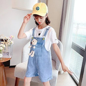 Τζιν τζιν για κοριτσάκια 3-10 ετών Cute Bear φόρμες για κούκλα Νέα μόδα Κορεατικά εφηβικά τζιν σορτς παιδικά δώρο γενεθλίων