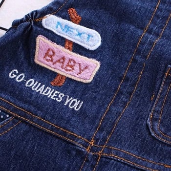 IEENS 1-3Y Κορίτσι Αγόρια Τζιν Ολόσωμες φόρμες Baby Denim Dungarees Μικρό Παντελόνι Παιδικό Αγόρι Ολόσωμο Ρούχα Ρούχα Παιδικό Παντελόνι