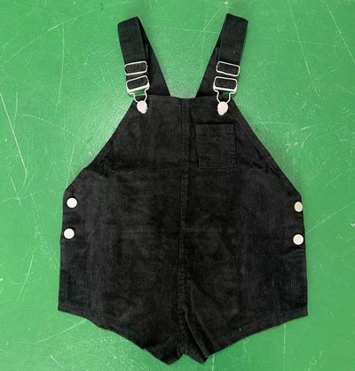 Korea stiilis uus kevad-sügis lapsed tüdrukud kombinesoonid velvetist rihmaga püksid laste avara rihmaga püksid väikelaste lühikesed püksid H3631