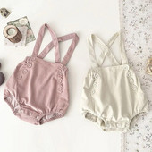 Korėjietiško stiliaus rudens žiemos vaikams vienspalvis velvetinis kombinezonas mergaičių dirželiu PP šortai Laisvalaikio mados kūdikių mergaičių PP šortai