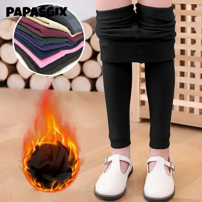 Tajice za bebe Tajice za djevojčice Debele tople hlače Dječje tajice Djevojčice plus baršunaste hlače Dječje jesenske zemljane hlače 3-12 godina