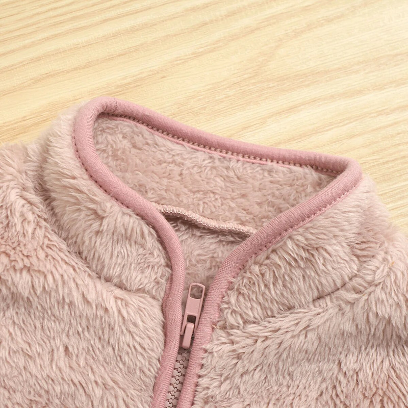 1-5 a sügisene kevadsoe beebi laps Tüdrukute vestid plüüsist tasku Varrukateta ülerõivad vestid komplektid