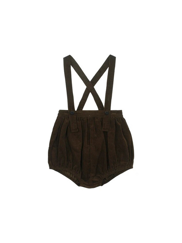 Pavasario rudeniniai vaikiški mergaičių velveto kombinezonai medvilniniai laisvi elastiniai juosmuo su reguliuojamu dirželiu trumpos kelnytės mergaičių mokinukėms