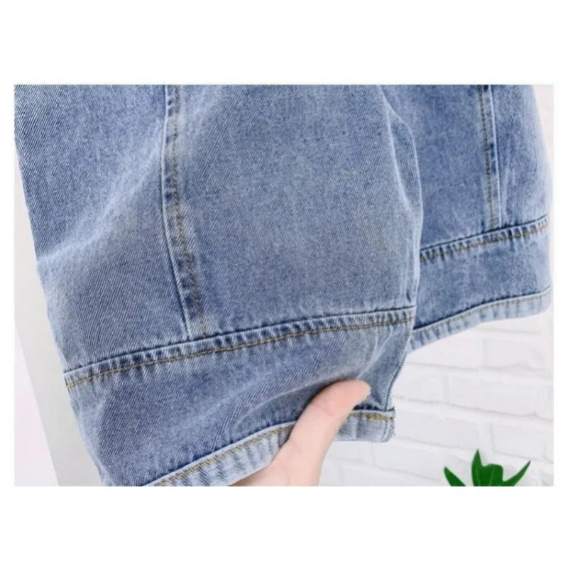 Νέο κορεάτικο στυλ Παιδικά Παιδικά Υπερμεγέθη τζιν φόρμες με φαρδύ πόδι Βρεφικά ρούχα για αγόρια κορίτσια Φαρδιά παντελόνια παντός τύπου