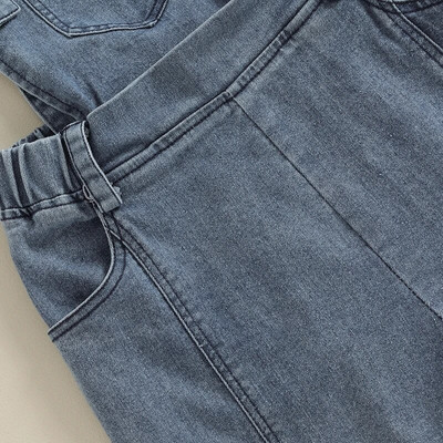 Bērni Toddler Meitenes Džinsu Kombinezoni Blue Bell Bottoms Flare Džinsi Kombinezoni Siksniņas Piekarinām Bikses Apģērbs