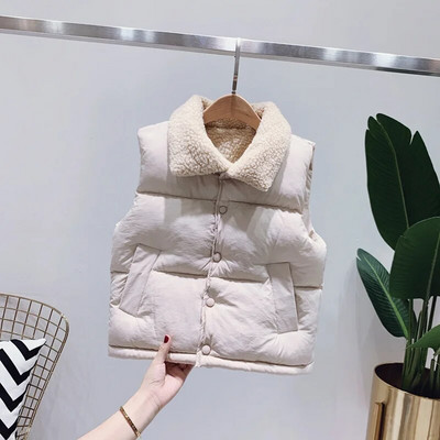 Talvine sügis lapsed vestid poisid tüdrukud pluss samet paksud vestid varrukateta ülerõivad mood riided lapsed soojad jakid vest