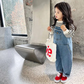 2023 Νέα Κορεάτικη Μόδα Κοριτσίστικα Ρούχα Μασίφ τζιν Σουστέν Γλυκό χαριτωμένο νήπιο αγόρι τζιν παντελόνι Παιδικές φόρμες