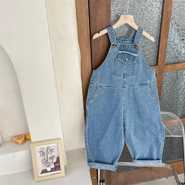 2023 Νέα Κορεάτικη Μόδα Κοριτσίστικα Ρούχα Μασίφ τζιν Σουστέν Γλυκό χαριτωμένο νήπιο αγόρι τζιν παντελόνι Παιδικές φόρμες
