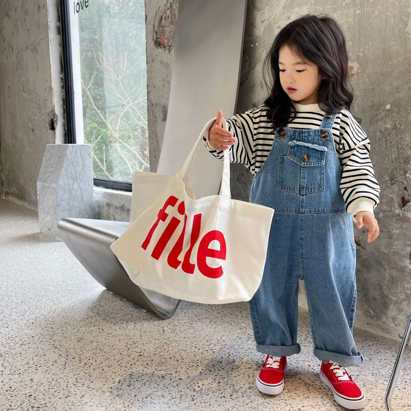 2023 Νέα Κορεάτικη Μόδα Κοριτσίστικα Ρούχα Μασίφ τζιν Σουστέν Γλυκό χαριτωμένο νήπιο αγόρι τζιν παντελόνι Παιδικές φόρμες