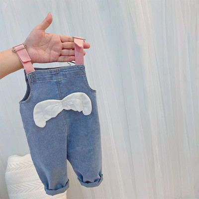 Beebi kombinesoonid Teksad Tüdrukud Sügisrõivad Lapsed Poisid Lapsed Lapsed Beebi vabaaja teksapüksid pikad püksid püksid