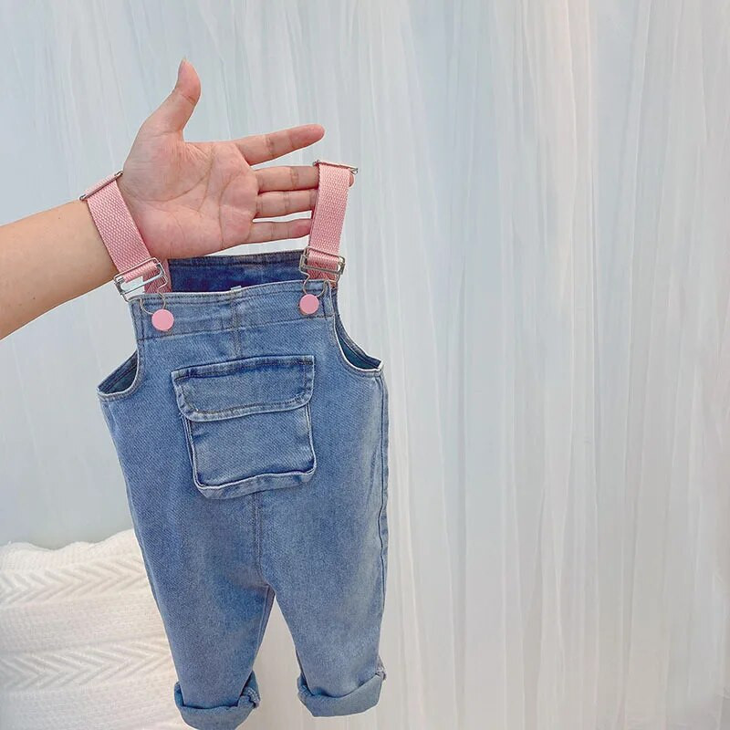 Beebi kombinesoonid Teksad Tüdrukud Sügisrõivad Lapsed Poisid Lapsed Lapsed Beebi vabaaja teksapüksid pikad püksid püksid