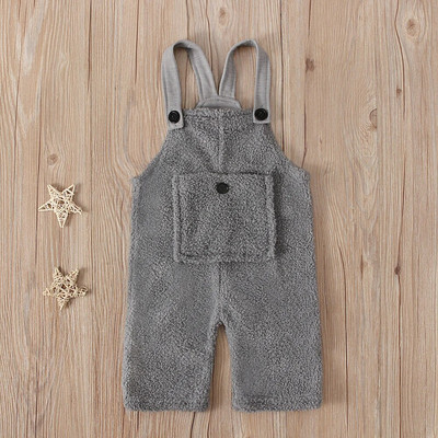 Talvine uustulnuk poistele ja tüdrukutele soe kašmiirist kombinesoon lastele armas taskuga kombinesoon