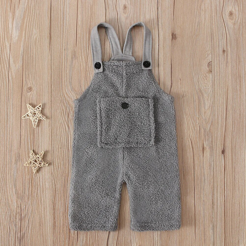 Talvine uustulnuk poistele ja tüdrukutele soe kašmiirist kombinesoon lastele armas taskuga kombinesoon