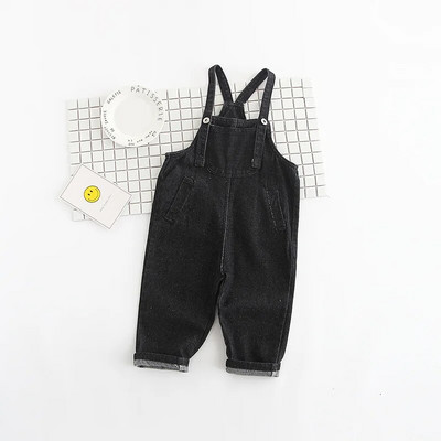 2018 m. Nauji Vaikiški Džinsiniai Kombinezonai Harem Style Vaikiškos Kelnės Paprasto Style Vaikiški Kombinezonai Tvirtas Džinsinis Kombinezonas Vaikams Pakabukas