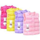 Laste vest Uus Kevad Sügis Talv Lapsed Soe Vest Tüdruk Varrukateta Mantel Beebi Väikelaps Mood Lasteriided Riided
