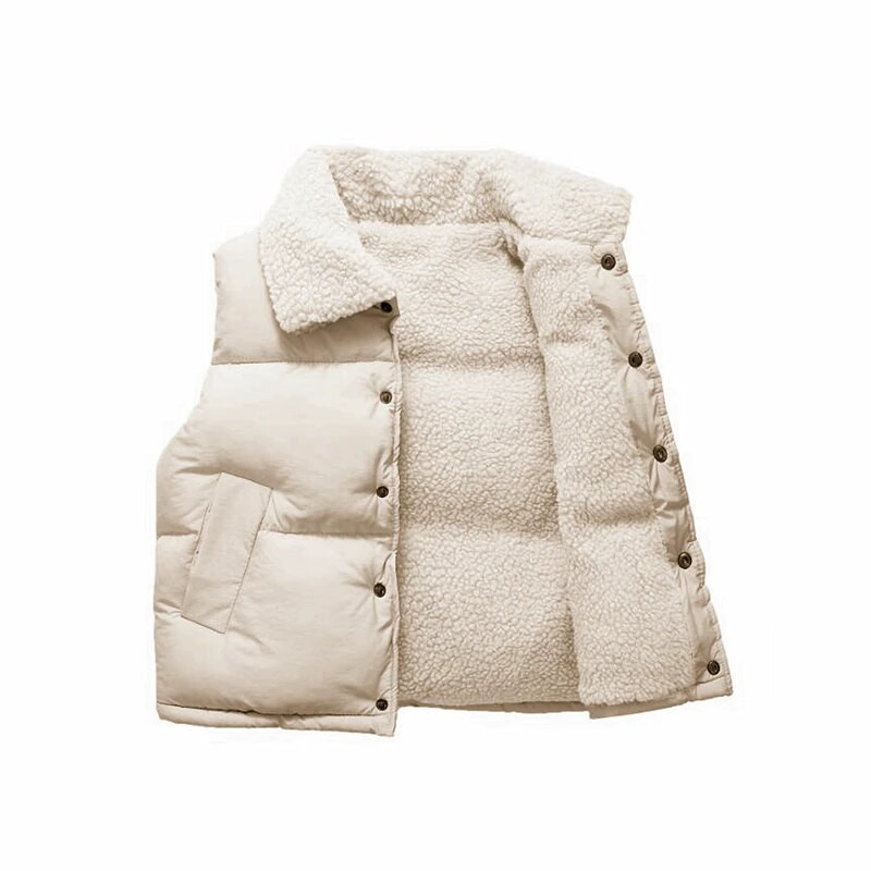 Φθινοπωρινό Χειμώνας Αγόρια Κορίτσια Φλις Γιλέκο Παχύ Μπουφάν Παιδικά Κοριτσίστικα Αμάνικα Ζεστά Πανωφόρια Γιλέκο Παιδικά Ρούχα