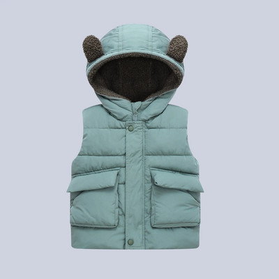 Βρεφικά Ρούχα Αγόρια Κορίτσια Μάλλινη Χοντή Κουκούλα Γιλέκο Παιδικό Χειμώνα Παιδικά Ζεστά Μπουφάν Γιλέκο Χριστουγεννιάτικη Στολή Εξωτερικά