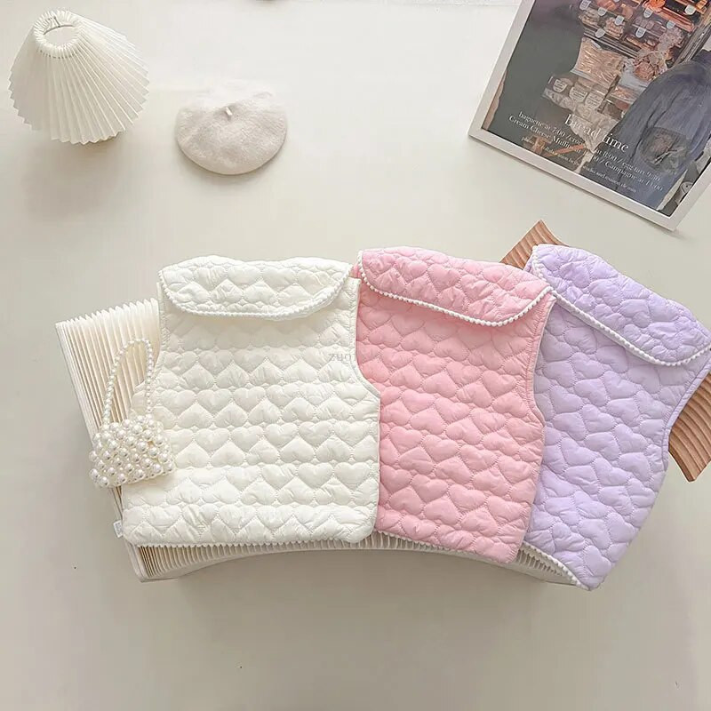 0-5Y Φθινόπωρο Παιδικό Ζεστό Παχύ Γιλέκο Βρεφικό Γιλέκο Παιδικό Πανωφόρι Παλτό Βρεφικά Ρούχα Χειμώνα Αγόρια Κοριτσάκι Γλυκά τζάκετ γιλέκο