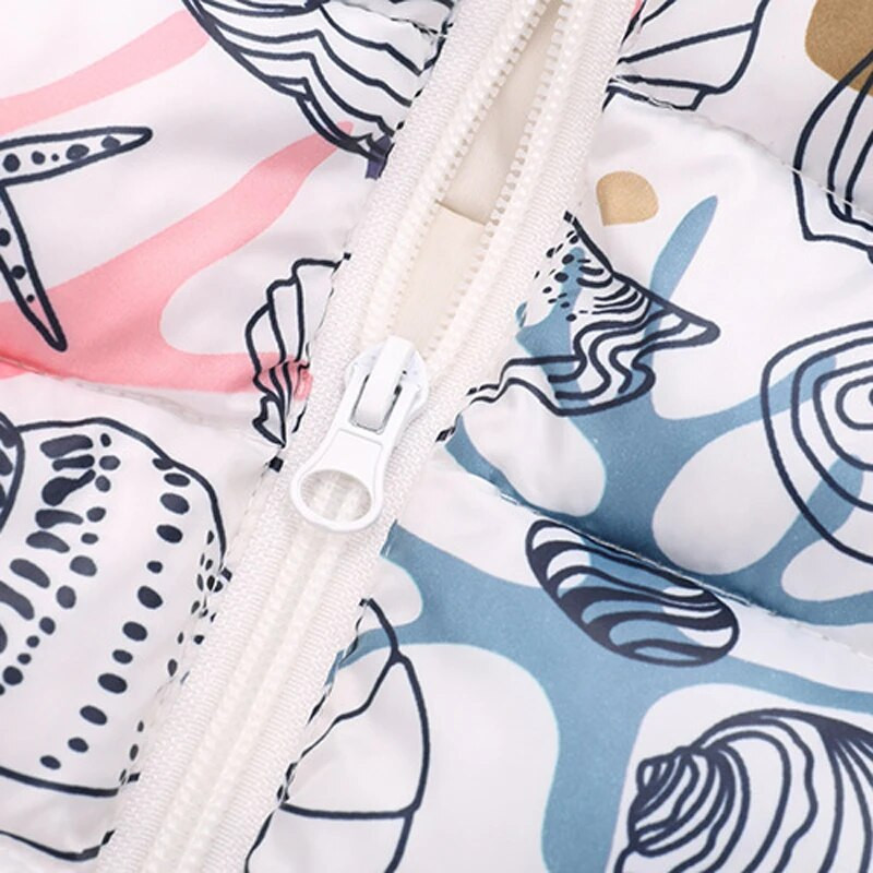 IYEAL lapsed soojad alla puuvillased multifilmid kapuutsiga vest Beebi lapsed ülerõivad vest Laste riided poisid tüdrukud kapuutsiga jakid