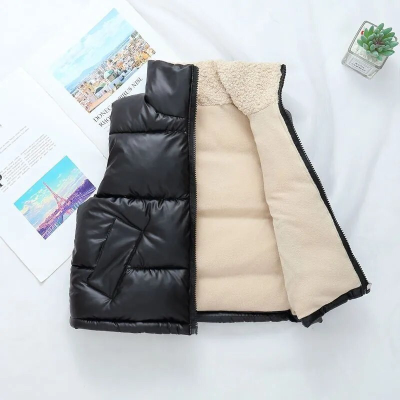 Lapsed Vestid Tüdrukud Poisid Jakid Paksud Pealisrõivad Plus Kašmiir Soe Vest Vest Sügismantel Lastele Riided Unisex