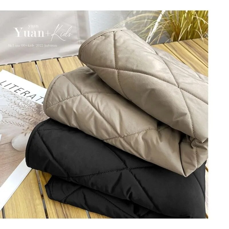 Berniukų rudens žiema Nauja madinga liemenė su apvalia kakle Laisvalaikio vakarietiško stiliaus Universalus Y2K Vaikiški drabužiai Viršutiniai drabužiai Paltai Viršutiniai