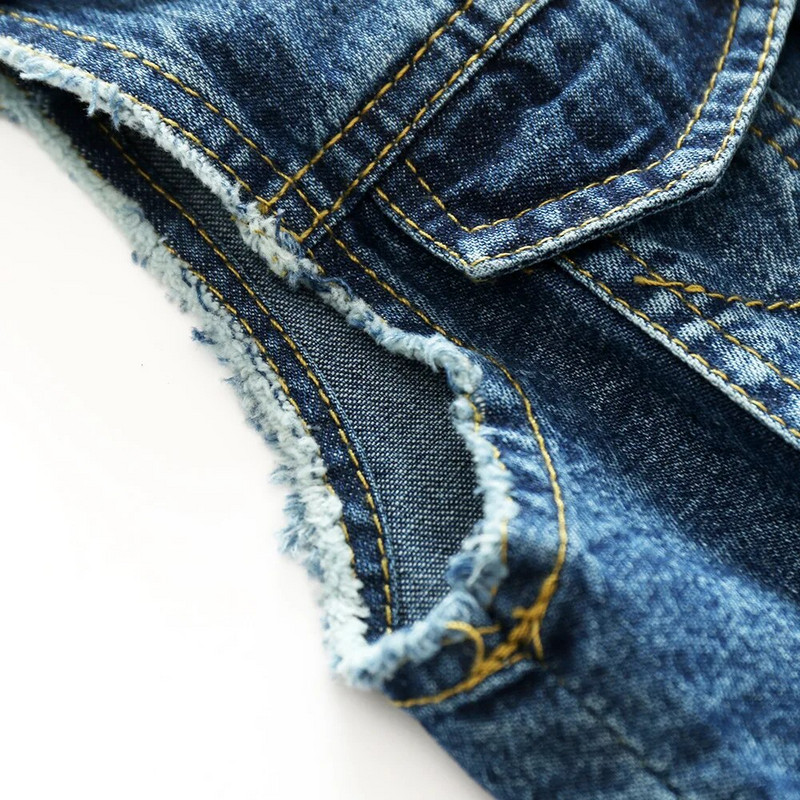 2023 Κορεατική Άνοιξη Φθινόπωρο Παιδικά Αγόρια Γιλέκο Τζιν Μικρό Αγόρι Αμάνικο Μπουφάν 1-6 ετών Παιδικό Βρεφικό Γιλέκο Εξωτερικό