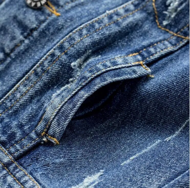 Novo 2018., traper prsluk za dječake, proljeće jesen, stil s razbijenim rupama, dječji prsluk za dječake, dječja odjeća za dječake, dječja jeans jakna, za gornju odjeću od 2 do 7 godina