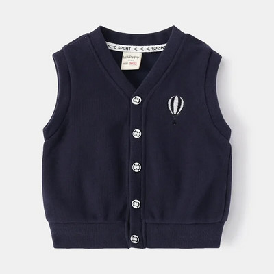 Vestă cu balon pentru băieți, primăvară, toamnă, veste pentru copii mici, haine din bumbac pentru copii.