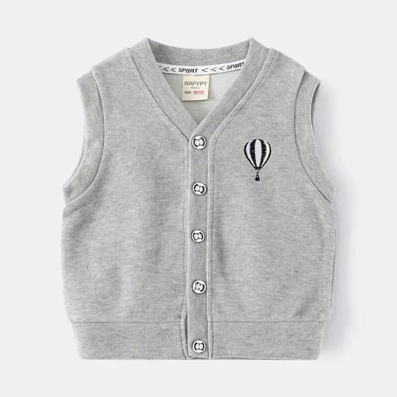 Baloon vest poistele kevadsügis väikelaste vestid puuvillased laste mantlid riided