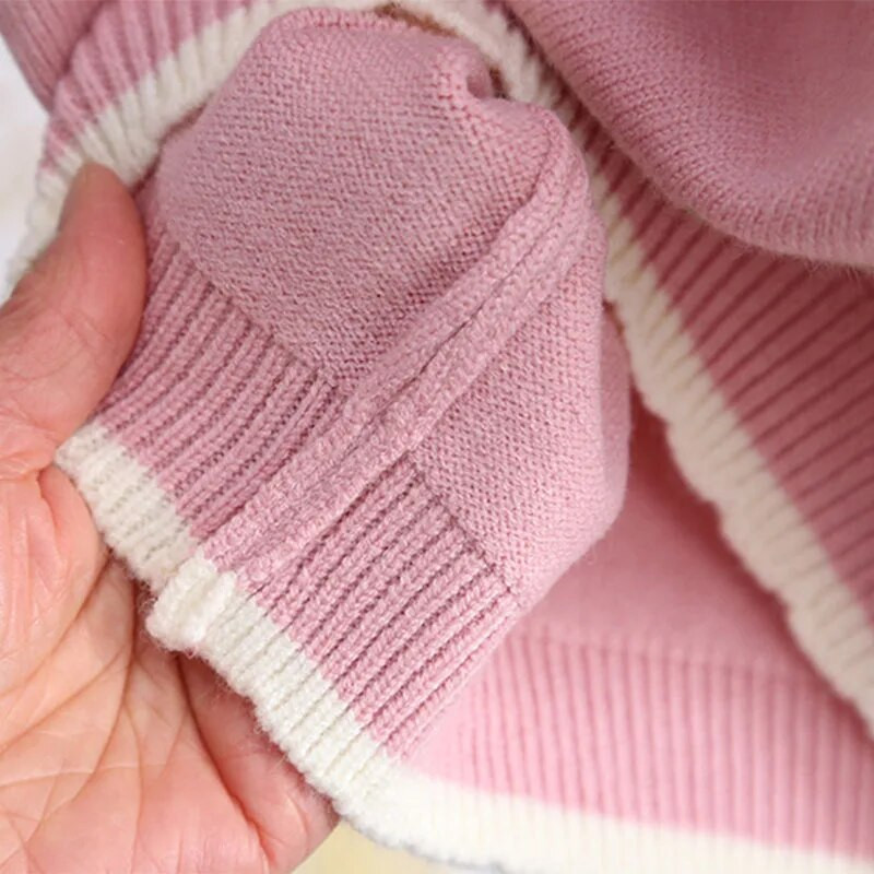 Αμάνικο πουλόβερ για κορίτσια Άνοιξη Φθινόπωρο με λαιμόκοψη V Παιδικά Πλεκτά Βρεφικά πλεκτά γιλέκο κοριτσάκι καρτούν φράουλα παιδικά γιλέκα GY03083