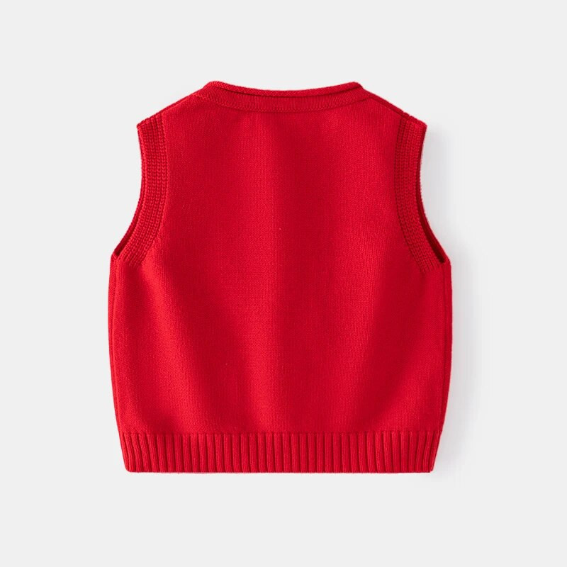 Βρεφικά κορίτσια Αγόρια Πουλόβερ Ζακέτα Γιλέκο βαμβακερό χαριτωμένο κουνέλι με μοτίβο παιδικό πλεκτό γιλέκο Παλτό Φθινοπωρινό ζεστά ρούχα Εξωτερικά ρούχα