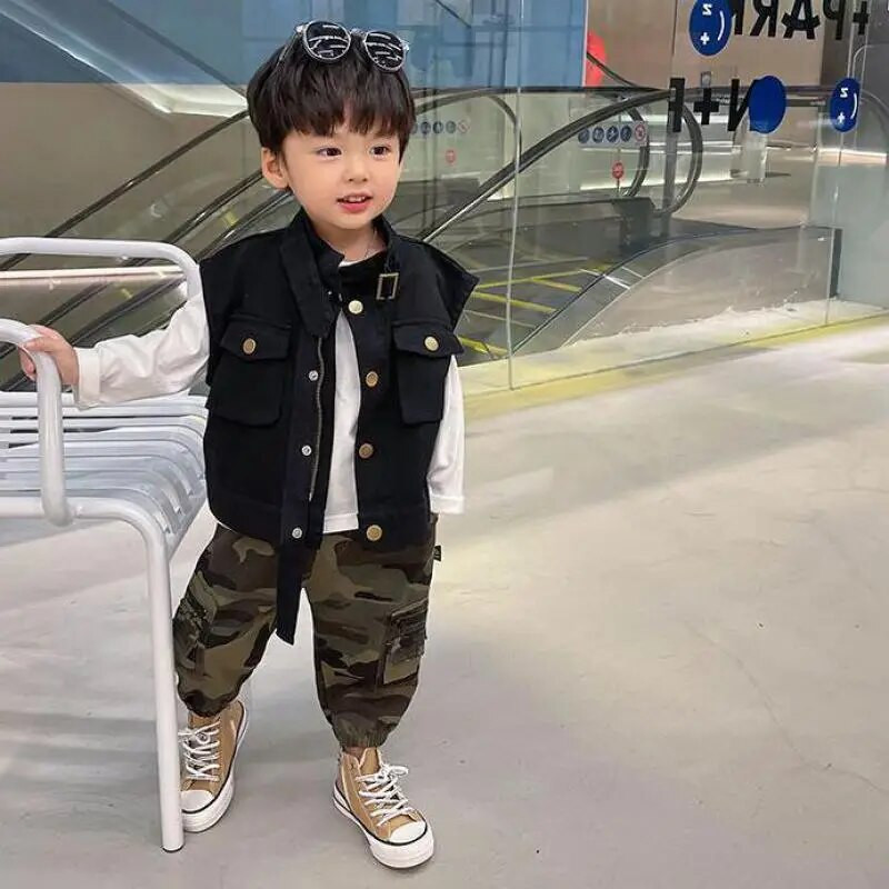 2-11Y Lastele Puuvillased vestid Mantlid Sügispoistele Vestid Alla keeratav krae Tõmblukk lahti vaba vabaaja Kerged laste ülerõivad Riided H29