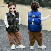 Poiste vest Beebi laste sulevest 2023. aasta Solid, soe pluss paks talvine sügisene tuulekindel jope lasteriided