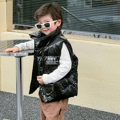 Poiste vest Beebi laste sulevest 2023. aasta Solid, soe pluss paks talvine sügisene tuulekindel jope lasteriided