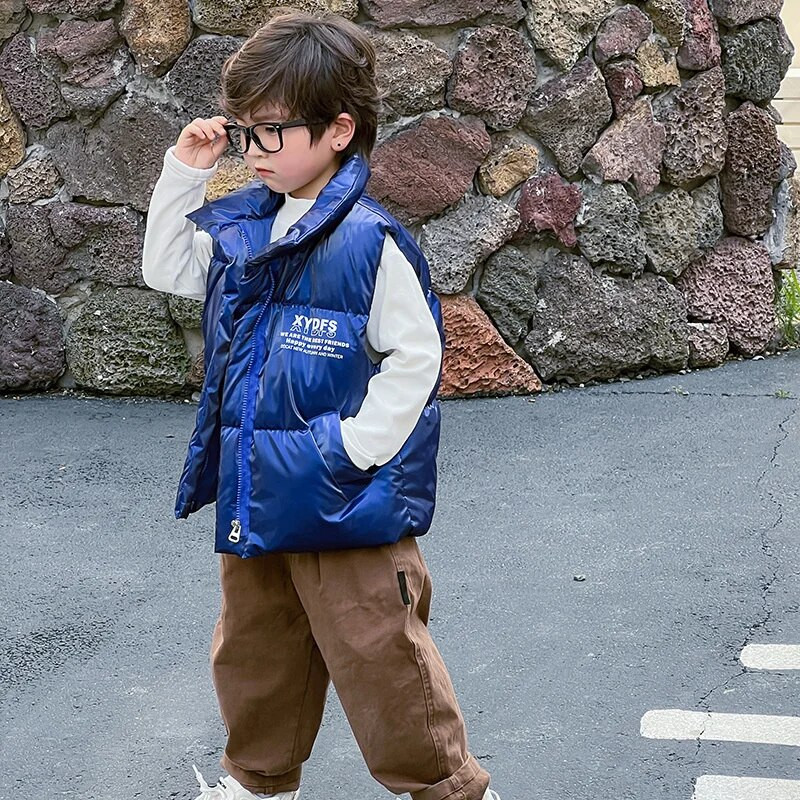 Poiste vest Beebi laste sulevest 2023. aasta Solid, soe pluss paks talvine sügisene tuulekindel jope lasteriided