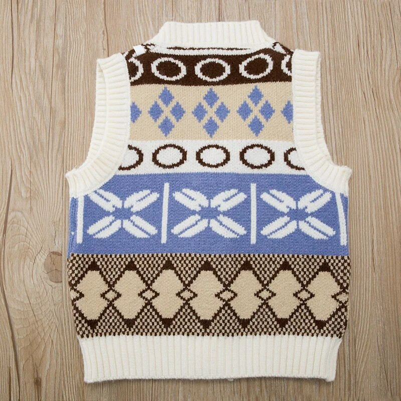 Jesen Proljeće Dječja odjeća Džemper za dječake Dječja odjeća Kaput Dječji pamuk Debeli kardigan za dječake Prsluk 0-5Y