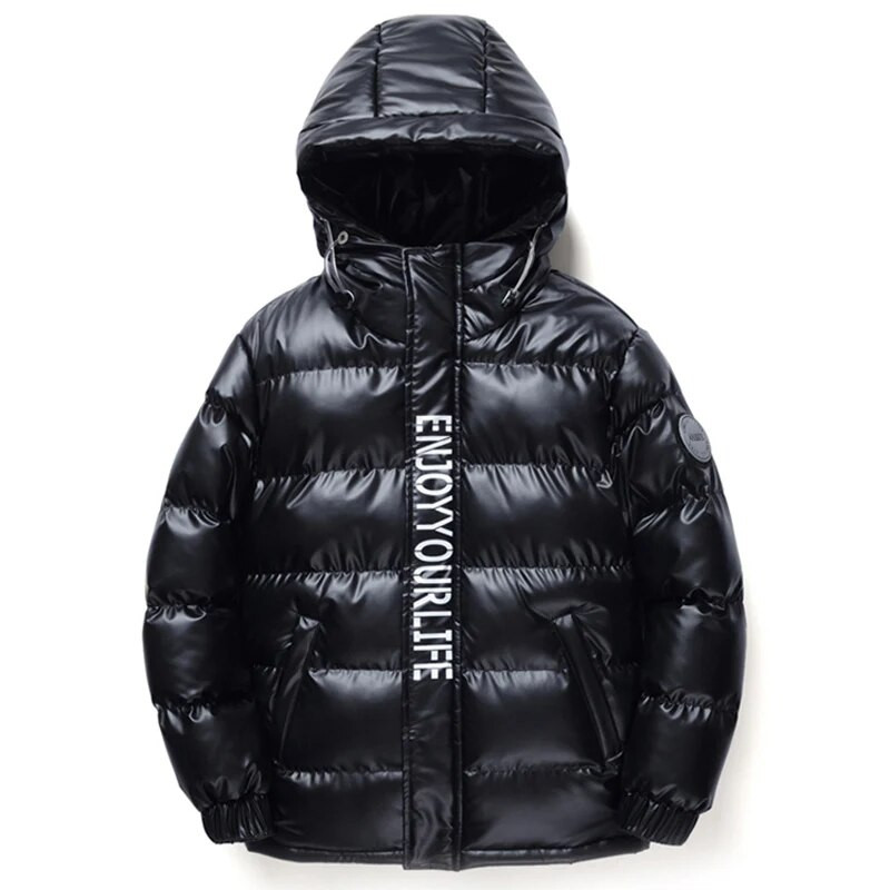 Stora berniukų šilta parka vaikiška striukė žieminė laisvalaikio paaugliams viršutiniai drabužiai paltai juodi mėlyni su gobtuvu vaikams medvilninė vėjo striukė XMP564