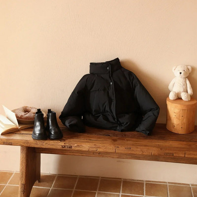 2023 m. žiema Naujos vaikiškos pūkinės striukės Mada Šilta Vaikų Duona Parkas Drabužiai Kūdikių Stori Paltai mergaitėms Berniukams Baltos Ančių pūkinės