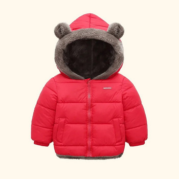 Κασμίρ παιδικό παλτό Χειμερινό παχύ Ζεστό μπουφάν για αγόρια κορίτσια με φερμουάρ Παιδικά μπουφάν παλτό Παιδικά ρούχα