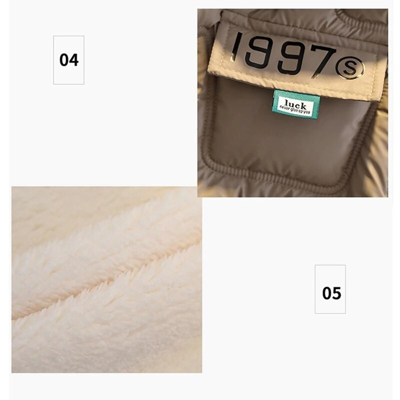 Lastele poistele, lisaks sametist kapuutsiga puuvillane mantel Talvine paks soe sulejope Lasteriided puuvillase polsterdatud Parka lumekostüüm 4-12 aastat