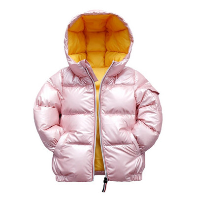 Žieminis kūdikių berniukų striukė paltas storas vaikiškas šiltas lengvas pūkinis paltas vaikams su užtrauktuku gobtuvu, viršutinių drabužių kostiumas 2-10 metų