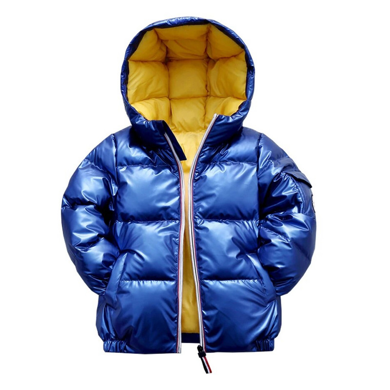 Žieminis kūdikių berniukų striukė paltas storas vaikiškas šiltas lengvas pūkinis paltas vaikams su užtrauktuku gobtuvu, viršutinių drabužių kostiumas 2-10 metų