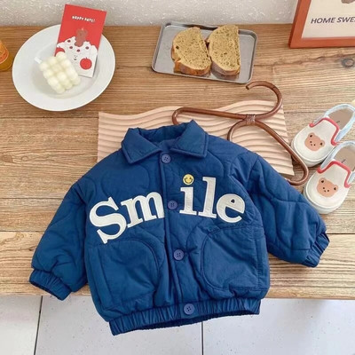 Talvine soe jope Baby Boys Mantlid Tõmblukuga jope lastele Lastele Tuulejope Ülerõivad Imikud Lasteriided 1-6-aastased lapsed.