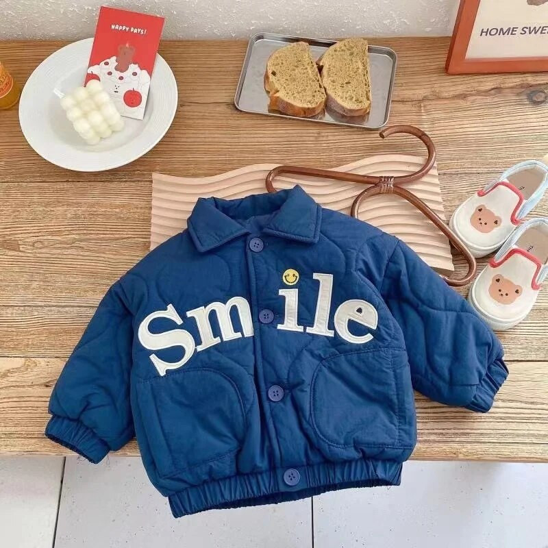 Talvine soe jope Baby Boys Mantlid Tõmblukuga jope lastele Lastele Tuulejope Ülerõivad Imikud Lasteriided 1-6-aastased lapsed.