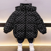 Boys Down Parkas Mantlid Talv 2023 Laste paksud sametjakid Pusad 3–9-aastastele beebidele, soojad ülerõivad lastele õues topid