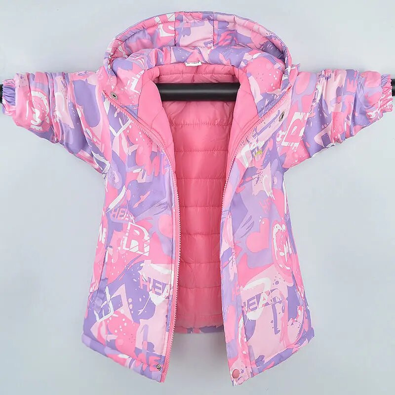 Παιδικά Ανοιξιάτικο φθινόπωρο μπουφάν Κορίτσια Χοντρό παλτό Χειμερινά ρούχα Παιδικά Κοστούμια Σκι Κοστούμια χιονιού TZ118